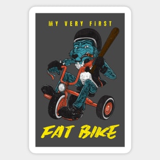 My Very First Fat Bike Magnet